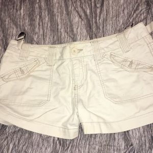 Light tan cargo shorts